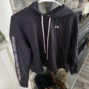 Under Armour Black and Pink Athletic Sweater